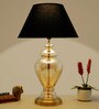 Irene Customized Cotton Fabric Shade Night Lamp With Metal & Glass Base