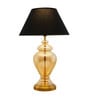 Irene Customized Cotton Fabric Shade Night Lamp With Metal & Glass Base