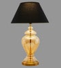Irene Customized Cotton Fabric Shade Night Lamp With Metal & Glass Base