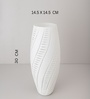 White Crystal Chic Big Glass Vase