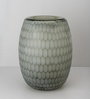 Grey Harmony Hex Big Glass Vase