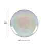 Glass White Coloured Set of 2 Side Plates