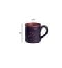 Glazed Pottery 250Ml Black Stoneware (Set Of 2) Beer Mug
