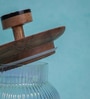 Gleam Glass Jar with Acacia Wood Lid & Resin Knob