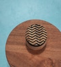 Gleam Glass Jar with Acacia Wood Lid & Resin Knob