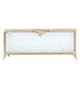 Gleaming Crackle Glass Antique Brass Tissue Holder