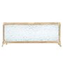 Gleaming Crackle Glass Antique Brass Tissue Holder