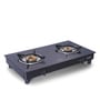 Glen 1020 GT BB 2 Burner Gas Stove with Glass Top in Black Colour
