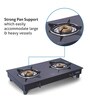 Glen 1020 GT BB 2 Burner Gas Stove with Glass Top in Black Colour