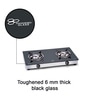 Glen 1020GT 2 Burner Gas Stove with Glass Top