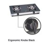 Glen 1020GT 2 Burner Gas Stove with Glass Top