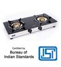 Glen ISI LPG 2 Burner Gas Stove 1020 GT Junior Brass Burners