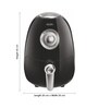 Glen 2 L 800W Air Fryer (Model No:GL3045)