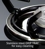 Glen 1033 GT AL 3 Burner Gas Stove with Glass Top