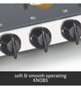 Glen 1033 GT AL 3 Burner Gas Stove with Glass Top