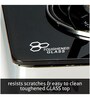 Glen 1033 GT AL 3 Burner Gas Stove with Glass Top