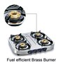 Glen 1044 SS BB 4 Burner Gas Stove with Modern Soft Looks