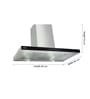 Glen 60 cm 1250 m3h Hood Chimney (Model No: 6056 Touch Sensor 60)