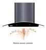 Glen 6060 BL AC 90cm 1200 m3h Auto Clean Chimney with Motion Sensor Airflow