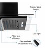 Glen 6060 BL AC 90cm 1200 m3h Auto Clean Chimney with Motion Sensor Airflow