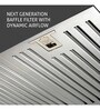 Glen Electric 6054 BL60DX 60cm 1250 m3/h Kitchen Pyramid Chimney