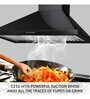 Glen Electric 6054 BL60DX 60cm 1250 m3/h Kitchen Pyramid Chimney