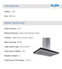 Glen Gl 6052 Ss 60 CM Chimney