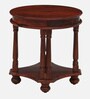 Glenmore Sheesham Wood End Table In Honey Oak Finish