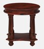 Glenmore Sheesham Wood End Table In Honey Oak Finish