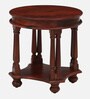 Glenmore Sheesham Wood End Table In Honey Oak Finish