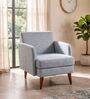 Glider Arm Chair In Grey Colour