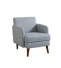 Glider Arm Chair In Grey Colour