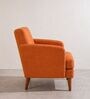 Glider Arm Chair In Orange Colour