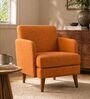 Glider Arm Chair In Orange Colour
