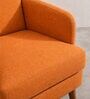 Glider Arm Chair In Orange Colour