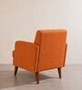 Glider Arm Chair In Orange Colour