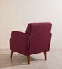 Glider Arm Chair In Plum Red Colour
