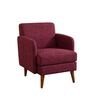 Glider Arm Chair In Plum Red Colour