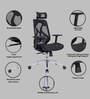 Glider Premium Breathable Mesh Ergononic Chair in Black & White Colour