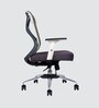 Glider Breathable Mesh Ergononic Chair in Black & White Colour