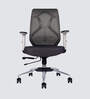 Glider Breathable Mesh Ergononic Chair in Black & White Colour
