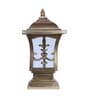 Glisera Gold Aluminium Gate Light  | B22 holder | without Bulb |  Eliante