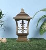Glisera Gold Aluminium Gate Light  | B22 holder | without Bulb |  Eliante