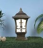 Glisera Gold Aluminium Gate Light  | B22 holder | without Bulb |  Eliante