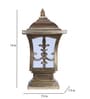 Glisera Gold Aluminium Gate Light  | B22 holder | without Bulb |  Eliante