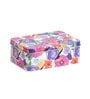 Metal Storage Box with Lid | Airtight|Rectangular (Multicolor Floral)