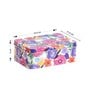 Metal Storage Box with Lid | Airtight|Rectangular (Multicolor Floral)