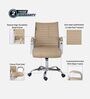 Global Leatherette Executive Chair in Coffee Brown Colour Global Leatherette Executive Chair in Coffee Brown Colour