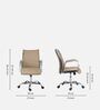 Global Leatherette Executive Chair in Coffee Brown Colour Global Leatherette Executive Chair in Coffee Brown Colour
