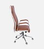 Global Leatherette High Back Office Chair in Tan Colour